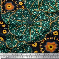 Soimoi Rayon tkanina mozaika mozaika za cvijeće tiskana tkanina sa dvorištem širom