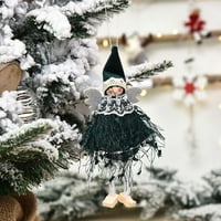 Kuluzego božićni ukrasi poklon santa claus snjegović igračka lutka visi