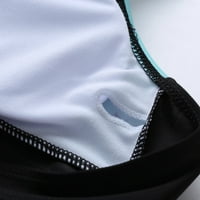 Leey-World Swimsuit Žene Žene Ženske kupaći kostim One Ruched kupaći kostim Tummy Control Vintage Blue,