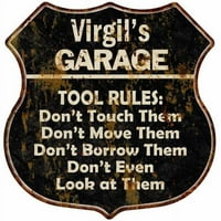 Virgil-ova pravila alata za garažu potpisuju štit metalni poklon 211110003361