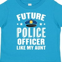 Inktastični budući policajci poput moje tetke poklon malih dječaka ili majica malih djevojke