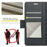 Dteck za Samsung Galaxy a novčanik od 5 g sa držačem za blokiranje RFID-a, premium ručno rađena PU kožna