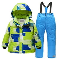 Dječje skijaško odijelo Unizno za bebe Zimske shope dječje dječake zadebljane maskirne kapuljače puffer