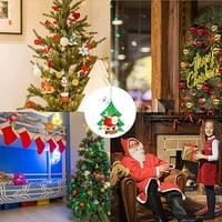 Božićni ukras Viseći ukrasi LED svjetla Baterija Xmas Decor Tree