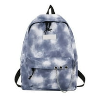 Xinmaoyue3256H Fashion Dame Školska torba Modni patentni zatvarač kravata ruksak nebesko plavo