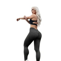 Outfmvch joga hlače Visoke kratke hlače za žene Visoko strukne tajice Sport Push Up Yoga Hlače Ženske