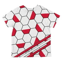 Svjetski kup Poljska Soccer Lopl lopta po cijeloj majici majica s majicom MULTI 2T