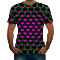 Advoicd majice za muškarce Top rukavi tiskani 3D ljetni muški bubuljni bluza Stil Make Muška bluza Muškarci