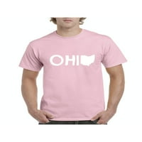 Muška majica kratki rukav - Mapa Ohio
