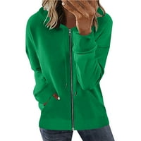 Fashy Lightning ponude za danas Ženska puna zip hoodie pad dugih rukava dugih rukava dukseri sa masmuskrivenja