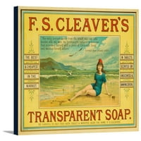 Cleaver-ov prozirni sapun Vintage poster Engleska C