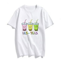 Funny Boba Ljubitelji najbolje prijateljice Poklon Kawaii Bubble Tea Majica